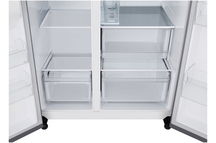 LG 641L Side by Side Fridge - Non-Plumbed, GS-N599PL