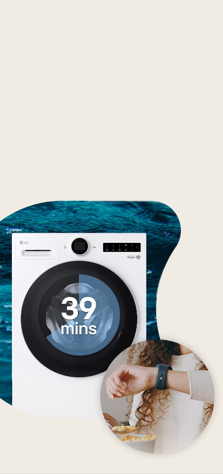 Saves time, and uses less energy