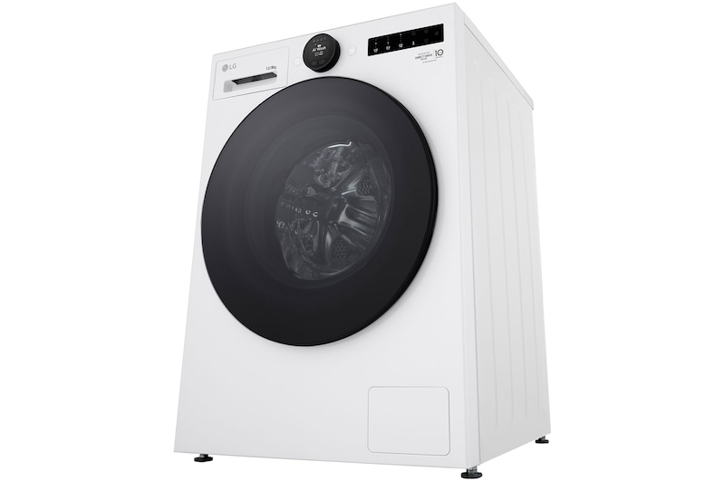 detail of the detergent drawer