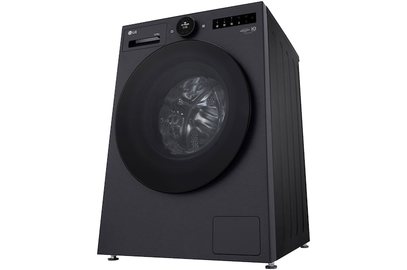 detail of the detergent drawer