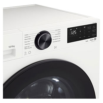 AI Wash. AI enhanced optimal washing powered by AIDD. interface displaying shirt detection on control panel