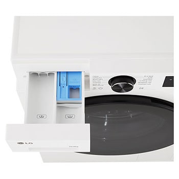 LG Series 3 Front Load Washing Machine front high angle.