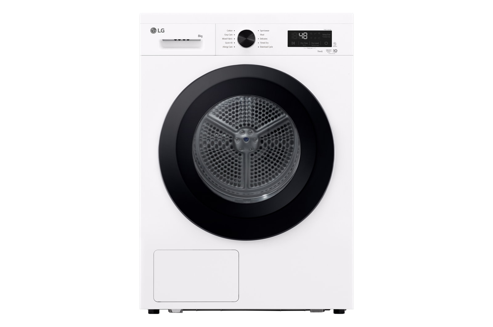Front view of 8kg Series 1 Heat Pump Dryer DVH1-08WP