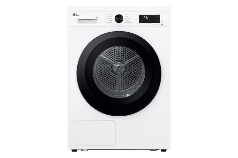 Front view of 8kg Series 1 Heat Pump Dryer DVH1-08WP