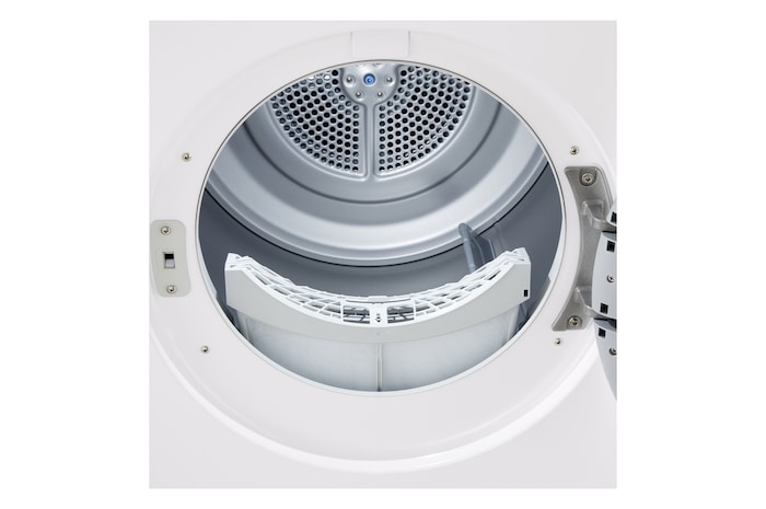LG dvh1-08wp 8kg Series 1 Heat Pump Dryer Inside View