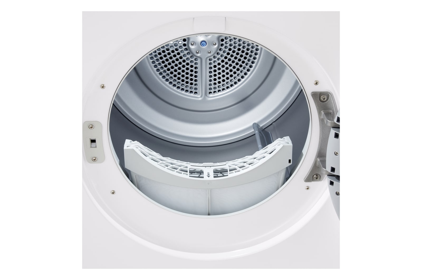 LG dvh1-08wp 8kg Series 1 Heat Pump Dryer Inside View