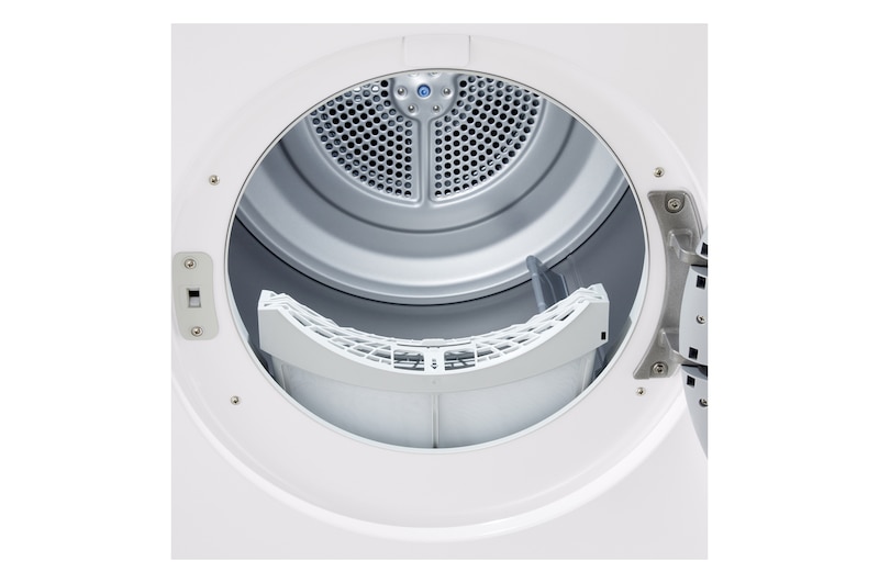 LG dvh1-08wp 8kg Series 1 Heat Pump Dryer Inside View