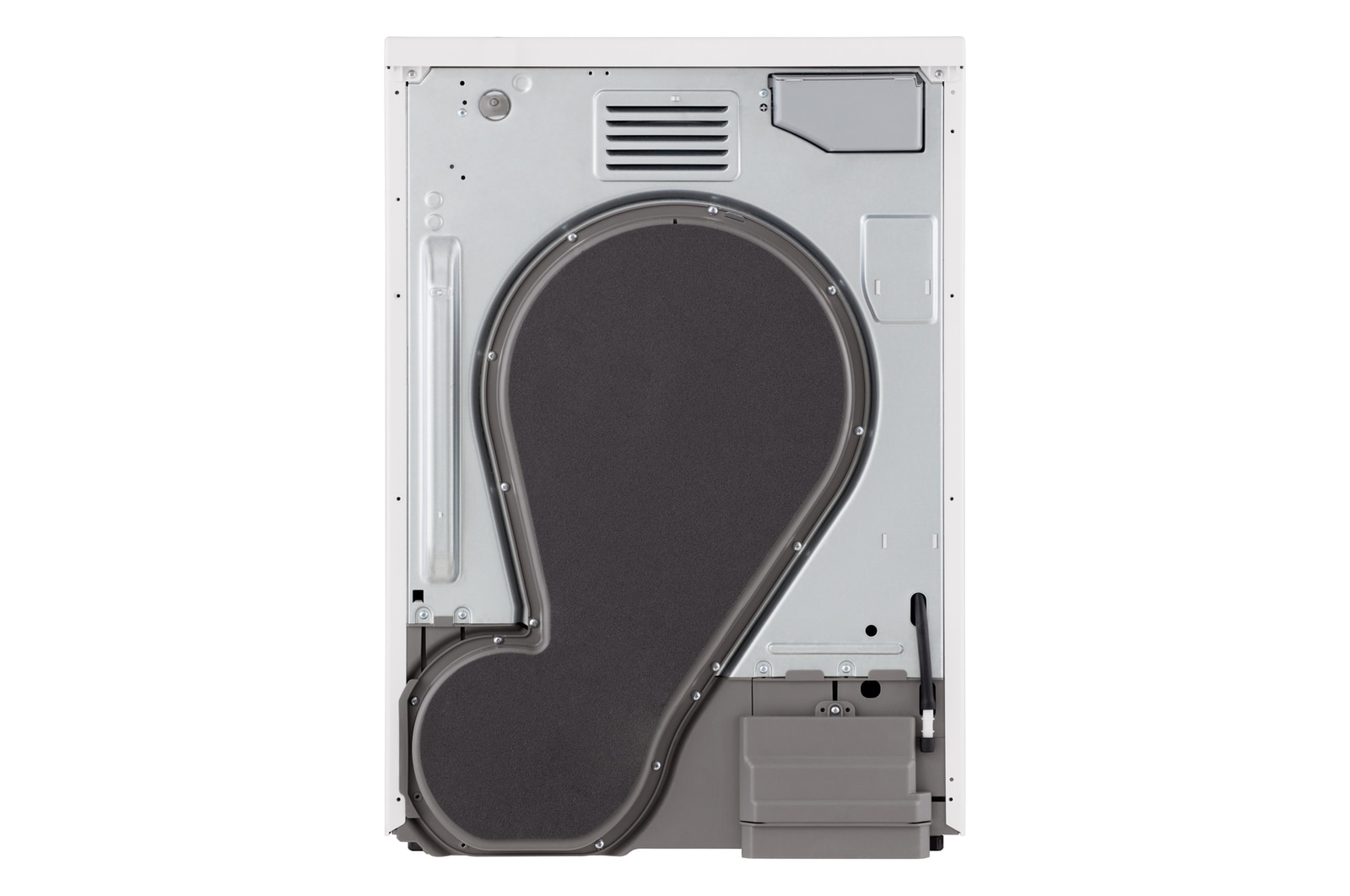 Rear view of LG DVH1 Heat Pump Dryer