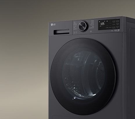 Image of the LG Dryer’s partial side view positioned on the right side