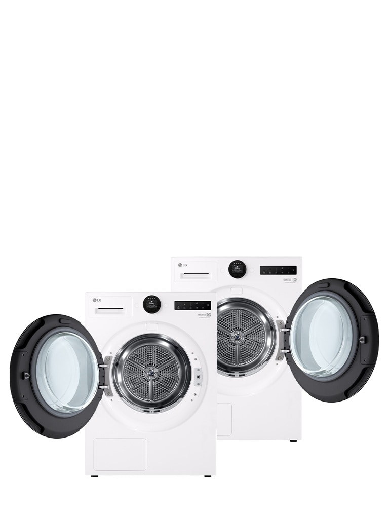 Image of LG heat pump dryer and AI Inverter