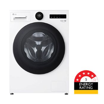 Front view of 12kg Series 9 Front Load Washer – Steam+ WX9-1412W