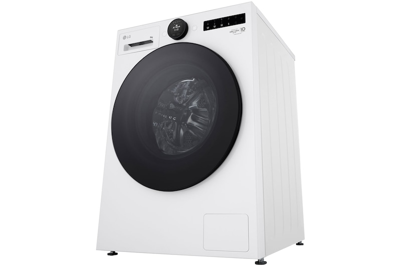 detail of the detergent drawer