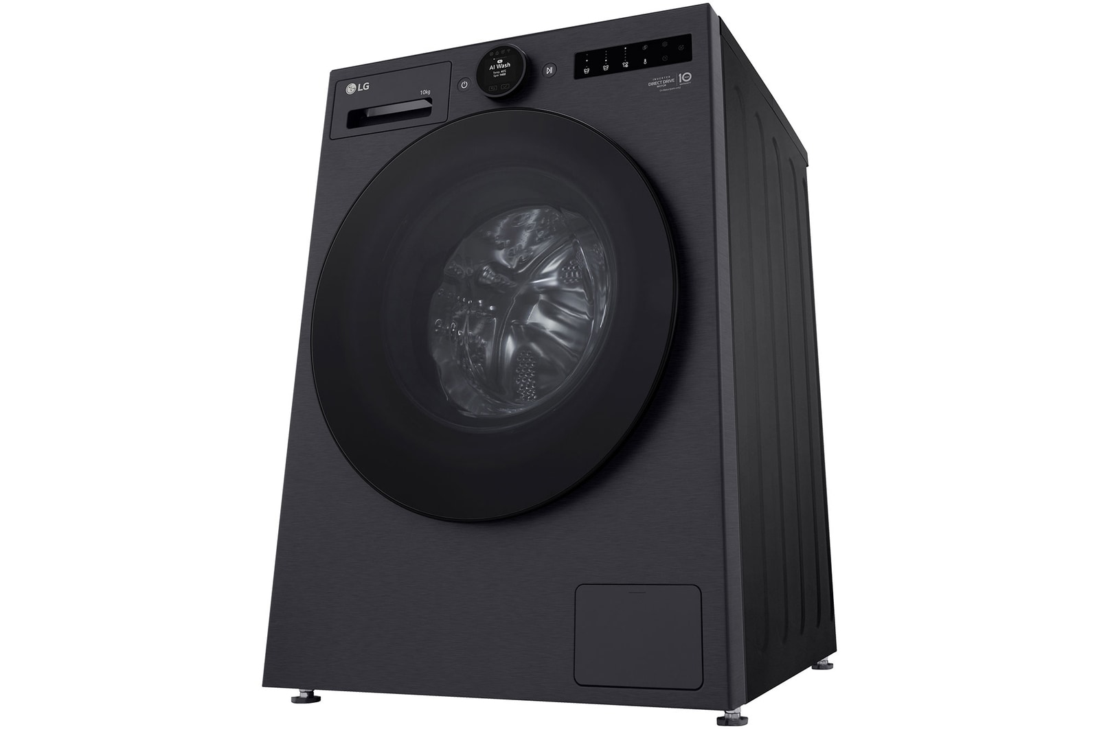 detail of the detergent drawer