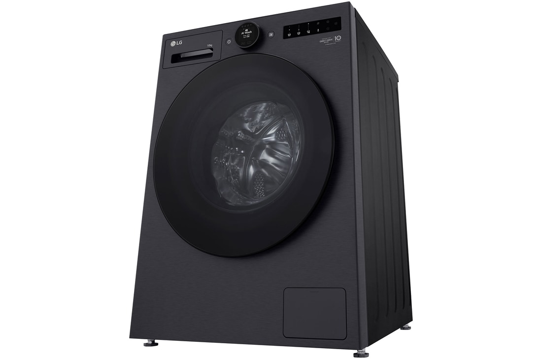 detail of the detergent drawer