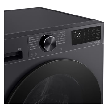 LG Series 3 Front Load Washing Machine knob display detail