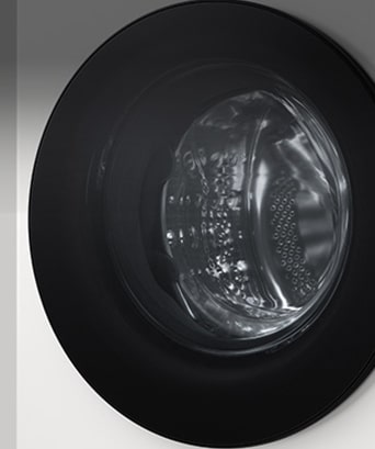 Washing machine tempered glass door