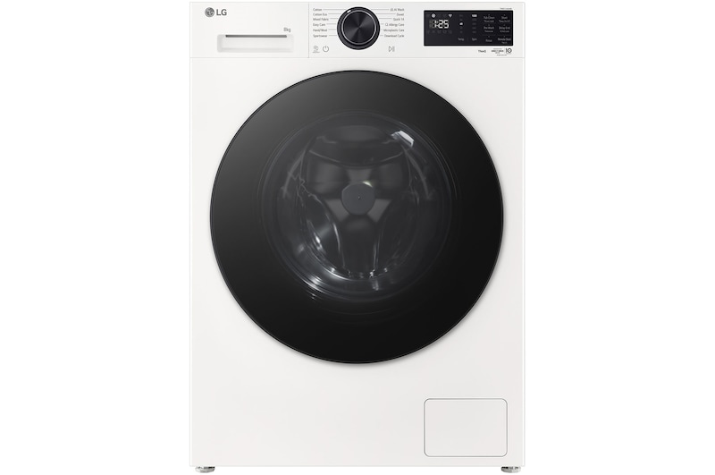 Front view of 8kg Series 3 Slim Front Load Washer - AI Wash WX3-1208W