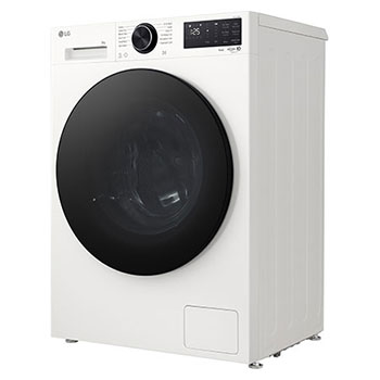 Left side view of LG Series 3 Front Load Washing Machine