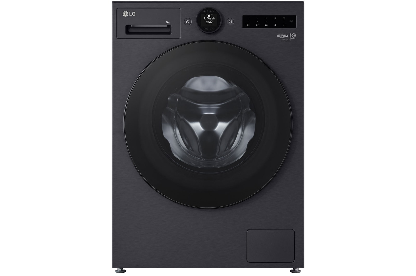 Front view of LG Washing Machine WX9-1409W