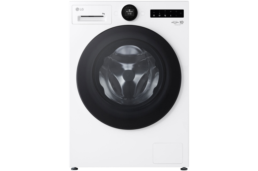 Front view of LG Washing Machine WX9-1409W
