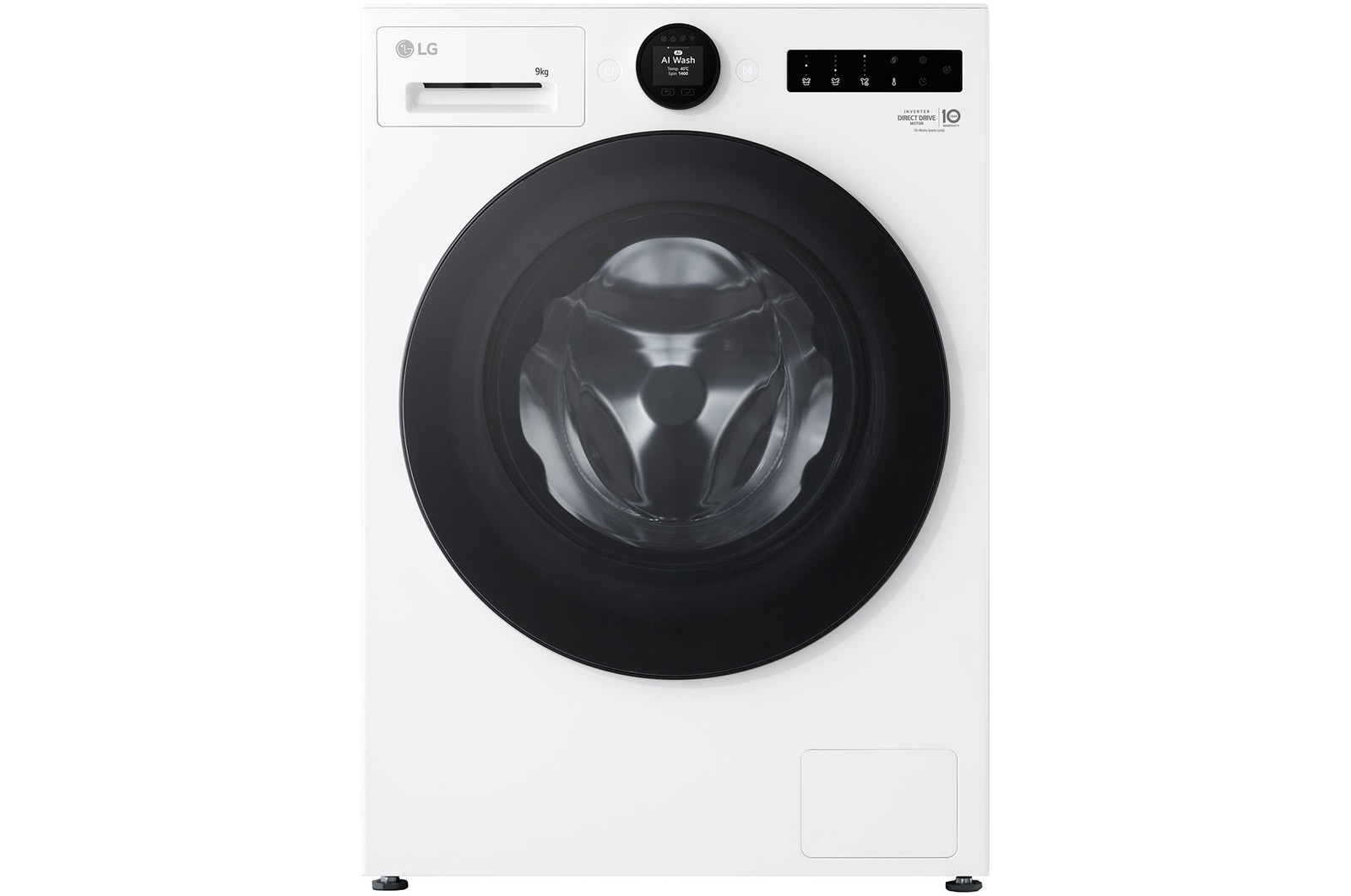 Front view of LG Washing Machine WX9-1409W