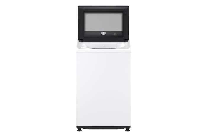 LG WTX3-08W 8kg AI Top Load Washer - AI DD® open door view 