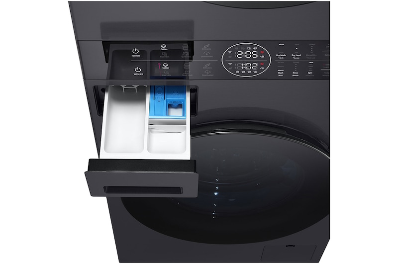 detail of the center control panel