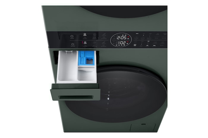 detail of the center control panel