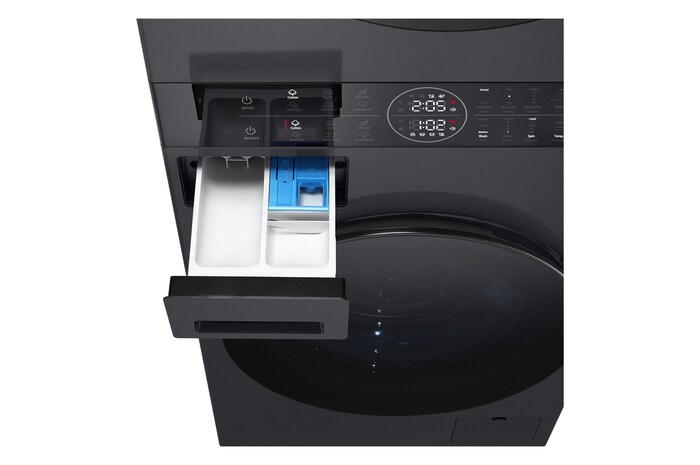 detail of the center control panel