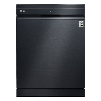 Front view image of a quiet XD3A15MB dishwasher with QuadWash, featuring a 15 place setting capacity.