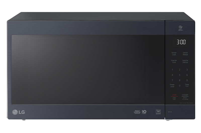 Front view of NeoChef, 56L Smart Inverter Microwave Oven Australia’s Largest Microwave in Matte Black Finish MS5696OMBS