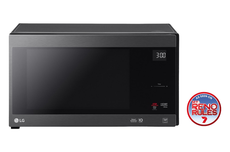 Front view of NeoChef, 42L Smart Inverter Microwave Oven MS4296OMBB