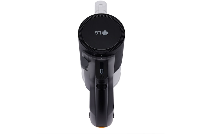 Front and side view dimensions of the LG a9l-raptor vacuum: 112cm height, 26.5cm width, 30.5cm depth