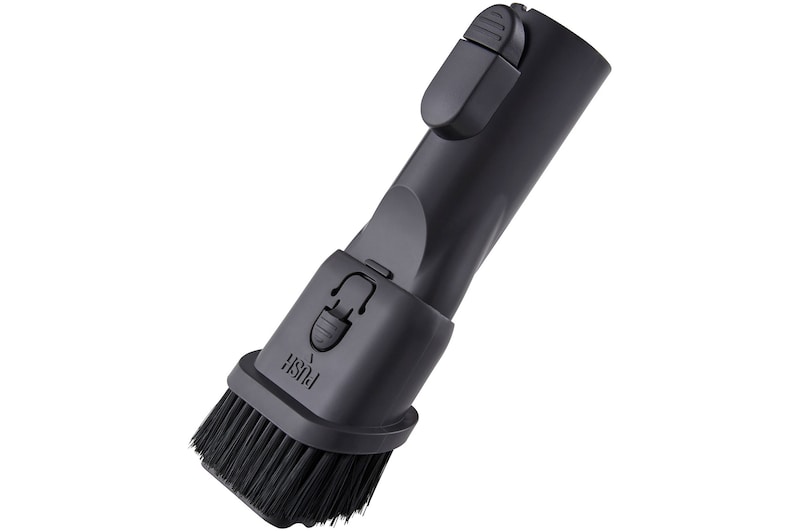 220W suction power. Swirling blue light illustrates up to 220W of powerful suction moving dynamically inside the vacuum.