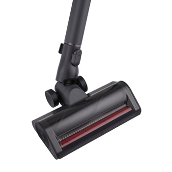 Front and side view dimensions of the LG a9l-raptor vacuum: 112cm height, 26.5cm width, 30.5cm depth