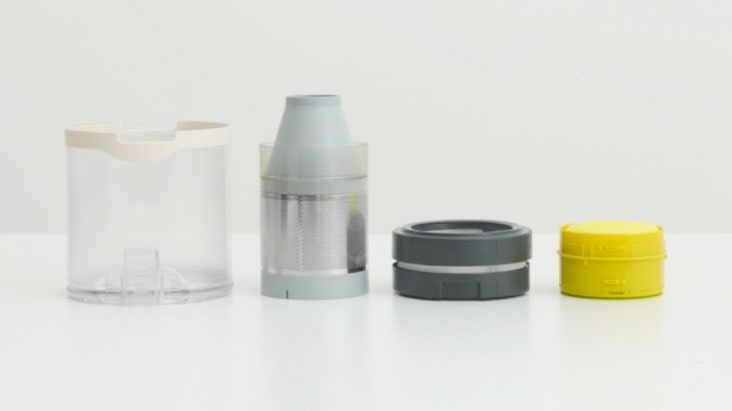 Image showing filters lined up on plain background