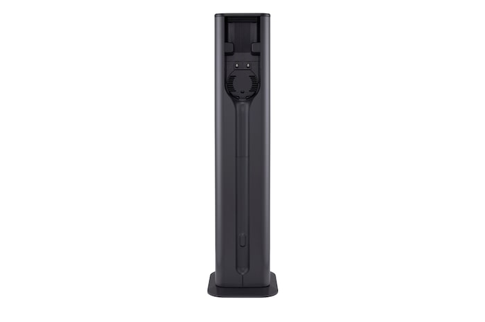 All-in-one Tower. Sleek vertical tower stores and charges the vacuum while blending into modern interior décor.