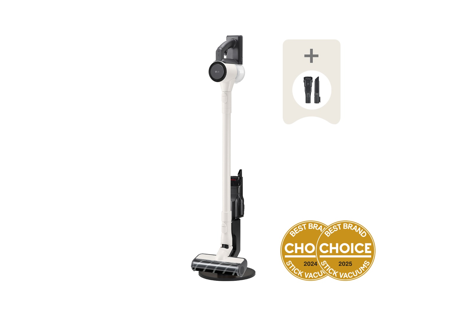 Front view of LG CordZero® Handstick Vac - Lightweight, A9-ACE