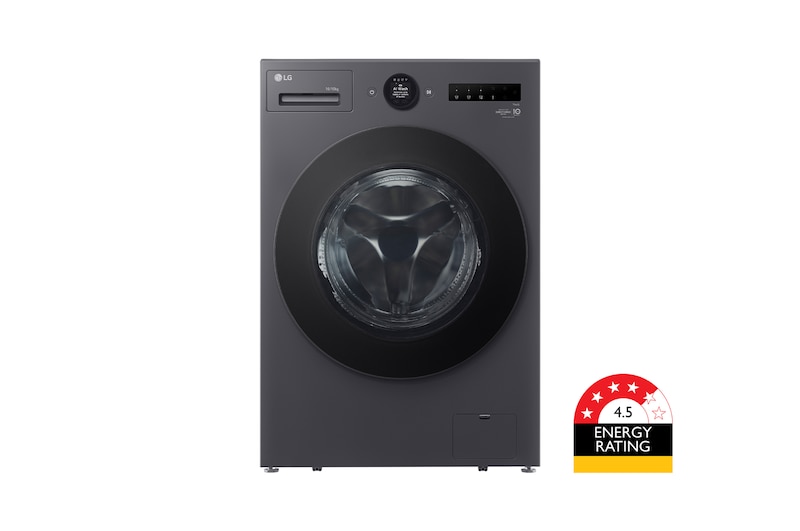 Front view of 16/10kg Series XL Front Load Washer Combo - Graphite Finish, WXLC-1016G
