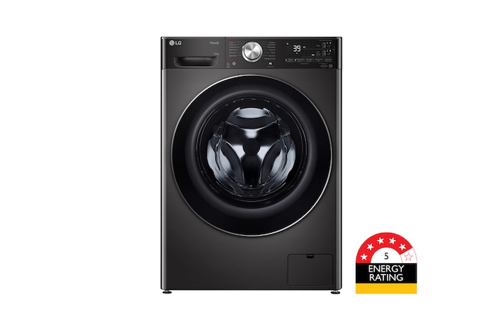 Front view of 12kg Series 10 Front Load Washer - ezDispense, WV10-1412B