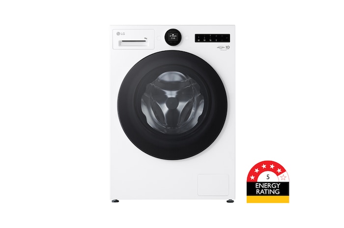 Front view of LG Washing Machine WX10-1409W