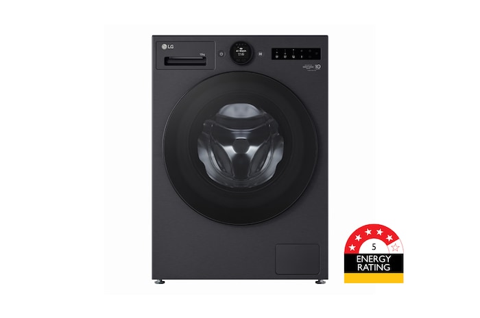 Front view of LG Washing Machine WX10-1409W