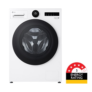 Front view of LG Washing Machine WX9-1409W