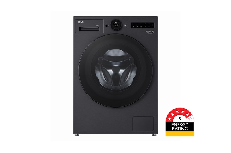 Front view of LG Washing Machine WX9-1410MB