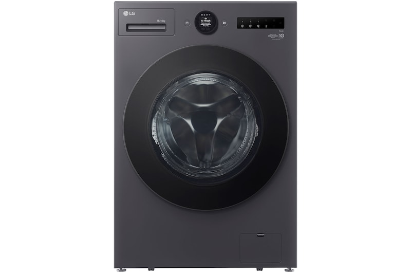 Front view of 16/10kg Series XL Front Load Washer Combo - Graphite Finish, WXLC-1016G