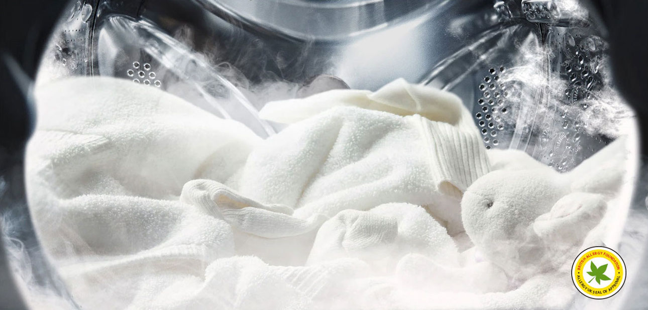 Reduce exposure to allergens with the Allergy Care™ Cycle with Steam