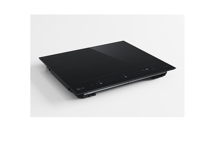 LG 60cm Induction Cooktop, 4 Cook Zones, 2 Flexi, BCI607B4BG