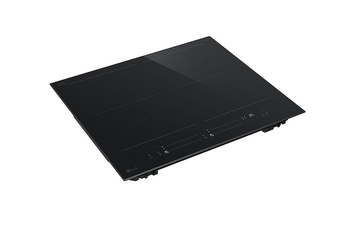 LG 60cm Induction Cooktop, 4 Cook Zones, 2 Flexi, BCI607B4BG