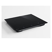 LG 60cm Induction Cooktop, 4 Cook Zones, 2 Flexi, BCI607B4BG