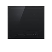 LG 60cm Induction Cooktop, 4 Cook Zones, 2 Flexi, BCI607B4BG